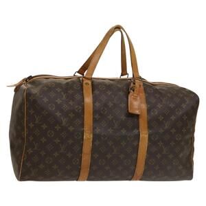 LOUIS VUITTON Monogram Sac Spool 55 Boston Bag M41622